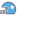 Free Game Rugby Helmet Icon