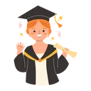 Free Graduacion Graduado Cap Icono