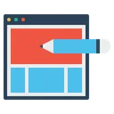 Free Pen Pencil Window Icon