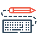 Free Pen Pencil Keyboard Icon