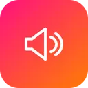 Free Volume Sound Up Icon