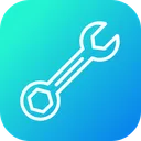 Free Wrench Settings Repair Icon