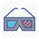 3 D Glasses  Icon