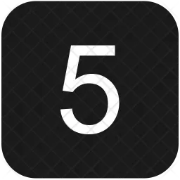 5 number  Icon