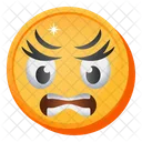 Aggressive Emoji  Icon