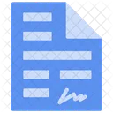 Agreement Document Pen Icon