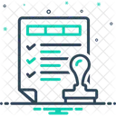Custom Approve Document Icon
