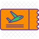 Airplane Ticket  Icon