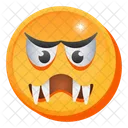 Angry Monster Emoji  Icon