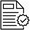 Aprobacion Verificado Autorizacion Icono