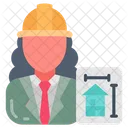 Architect Engineer Planner Icon