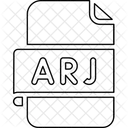 Arj Compressed File File File Type Icon