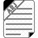 Arj Compressed File File File Type Icon