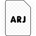 Arj Compressed File File File Type Icon