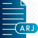 Arj Compressed File File File Type Icon