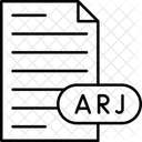 Arj Compressed File Icon
