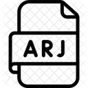 Arj Compressed File File File Type Icon