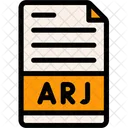 Arj Compressed File File File Type Icon