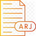 Arj Compressed File File File Type Icon