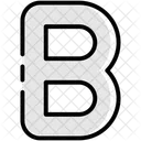 B Letter Alphabet Icon