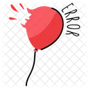 Error Balloon Blast Balloon Burst Icon