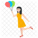 Balloon Girl  Icon