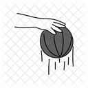 Ilustracion De Baloncesto De Regate Monocromo Negro Baloncesto Deporte Icono