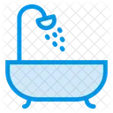 Bathtub Shower Bath Icon