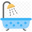 Taking Shower Bathing Icon