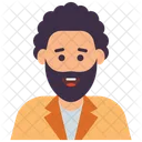 Bearded Man  Icon