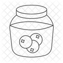 Berries in jar  Icon