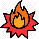 Blaze Burst Fire Passion Icon