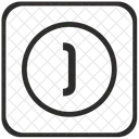 Bracket Right Function Icon