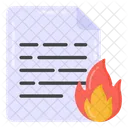 Burning Data  Icon