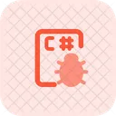 C Sharp File Bug  Icon