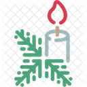 Candle Celebration Christmas Icon