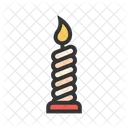 Candle Halloween Light Icon