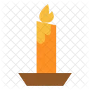 Candle Halloween Light Icon