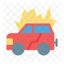 Car Explosion Terrorist Icon