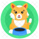 Cat Bowl Cat Food Bowl Pet Bowl Icon