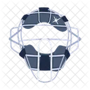 Sports Helmet Baseball Helmet Catcher Mask Icon