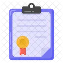 Certificate  Icon