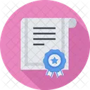 Certificate Seo Business Icon