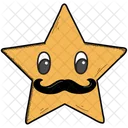 Character Mustache Emoji Icon