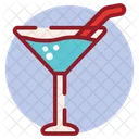 Summer Drink Martini Lemonade Icon