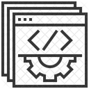 Code Concept Referencement Icône