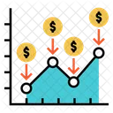 Crecimiento del dinero  Icono