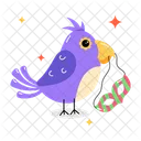 Cute Sparrow Cute Bird Masquerade Mask Icon