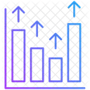 Graphique Augmentation Gestion Icône