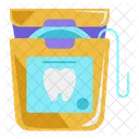 Dental Floss Hygiene Clean Icon